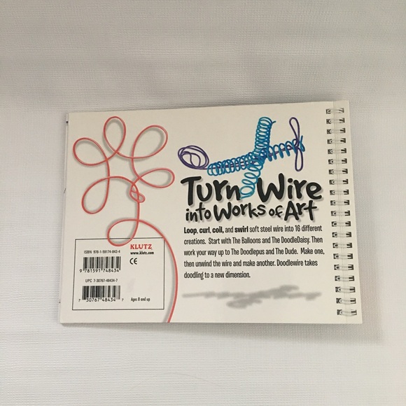 Klutz Lot of 2 Doodlewire and Stamp Art Books Ages 8+ NWT - Picture 10 of 10